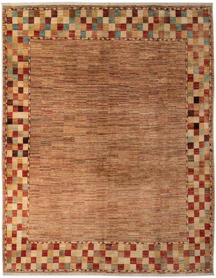 Detail image of 10' 3 x 12' 11 Hand Knotted Modern Ziegler Wool Rug