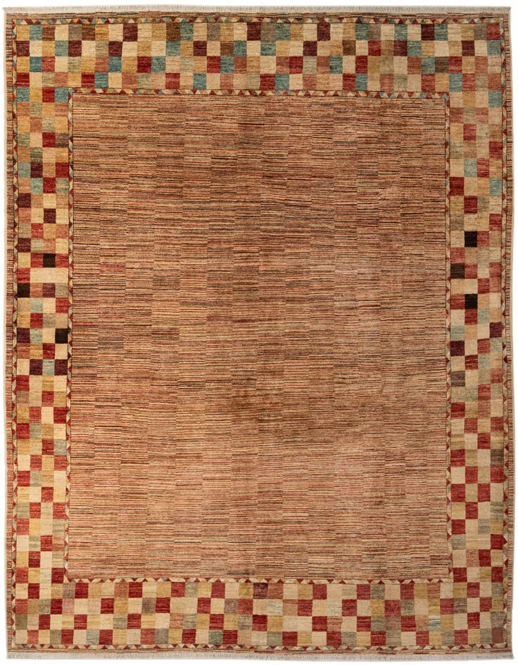 Detail image of 10' 3 x 12' 11 Hand Knotted Modern Ziegler Wool Rug