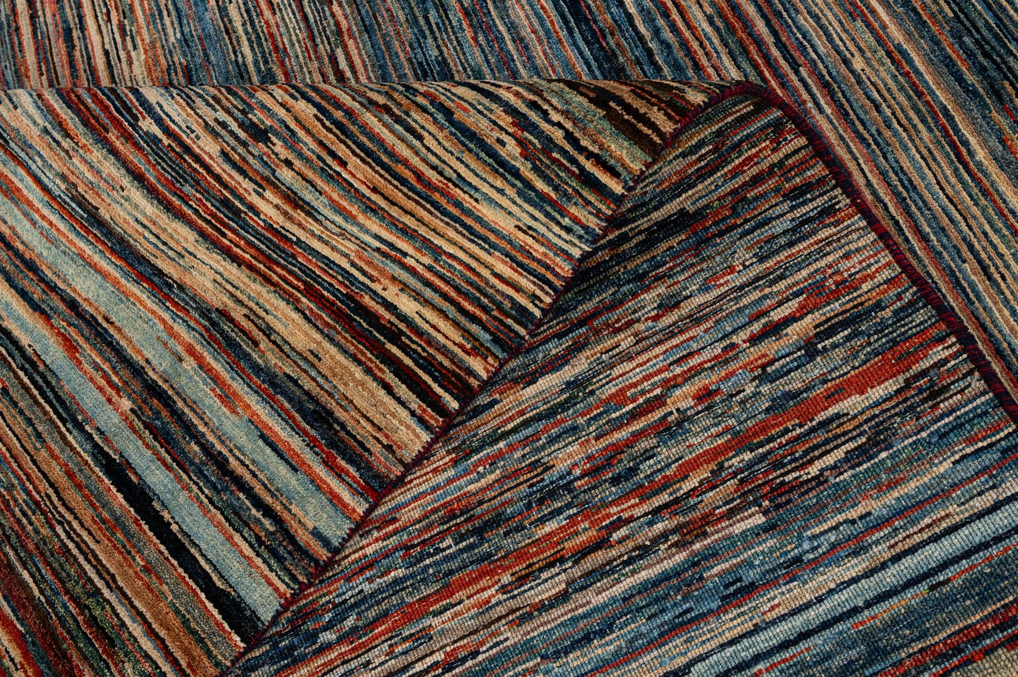 8' 7 x 12' 1 Hand Knotted Modern Ziegler Wool Rug