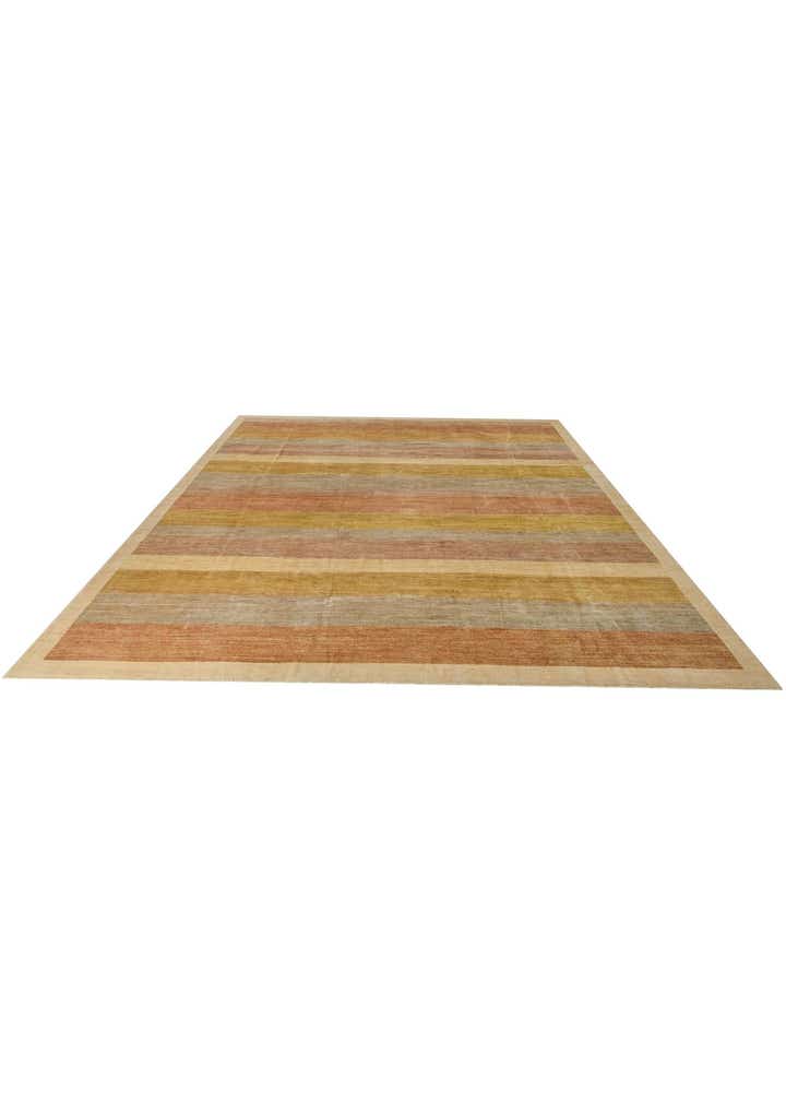 14' x 19' 2 Hand Knotted Modern Ziegler Wool Rug