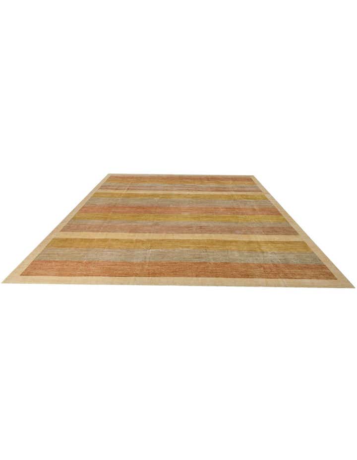 14' x 19' 2 Hand Knotted Modern Ziegler Wool Rug