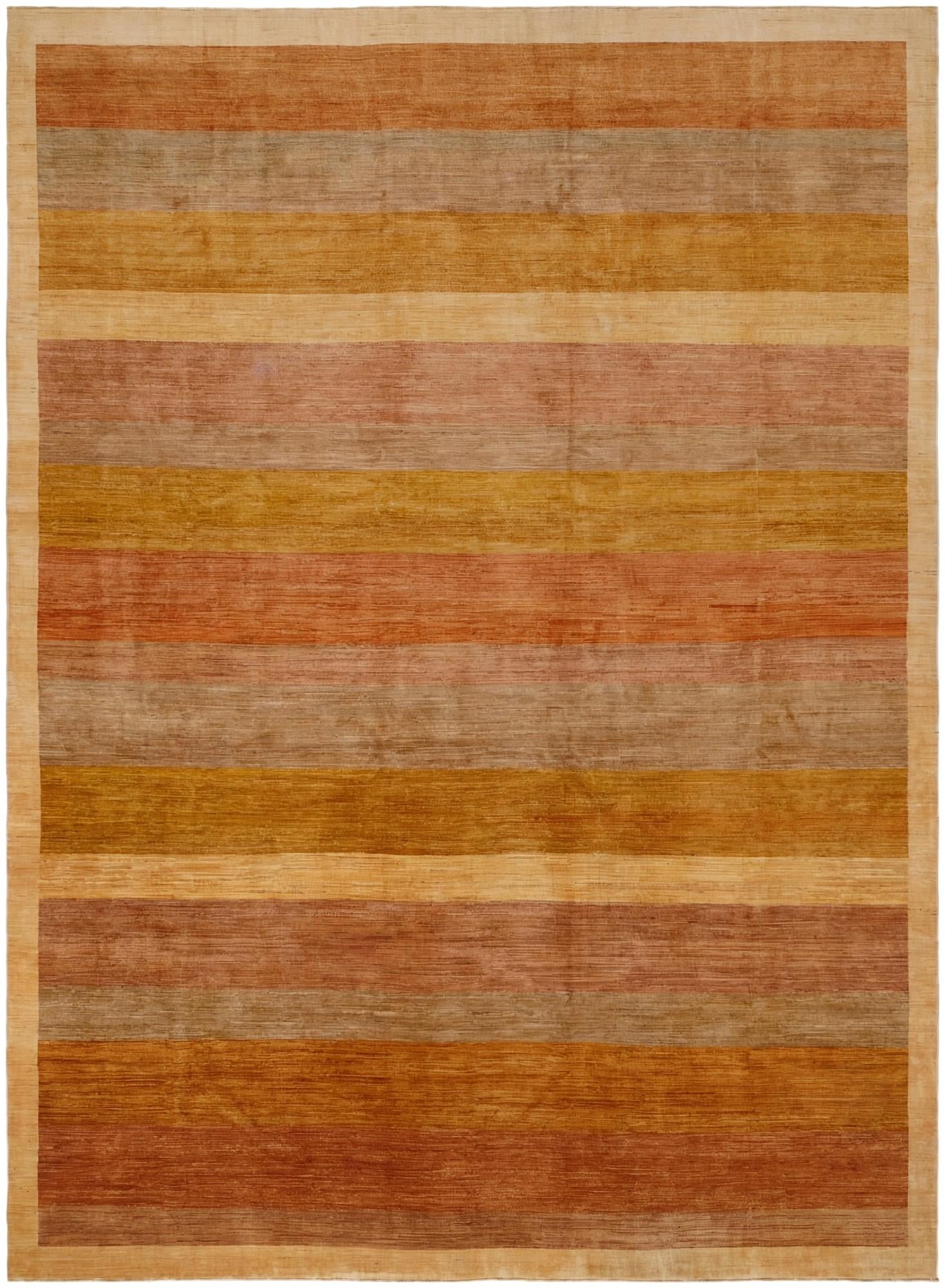 14' x 19' 2 Hand Knotted Modern Ziegler Wool Rug