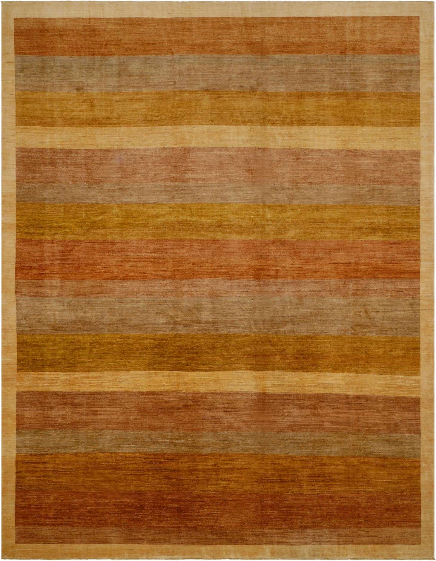 14' x 19' 2 Hand Knotted Modern Ziegler Wool Rug