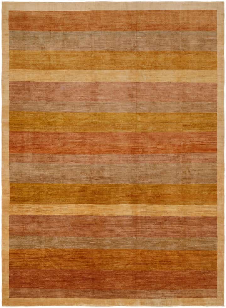 14' x 19' 2 Hand Knotted Modern Ziegler Wool Rug