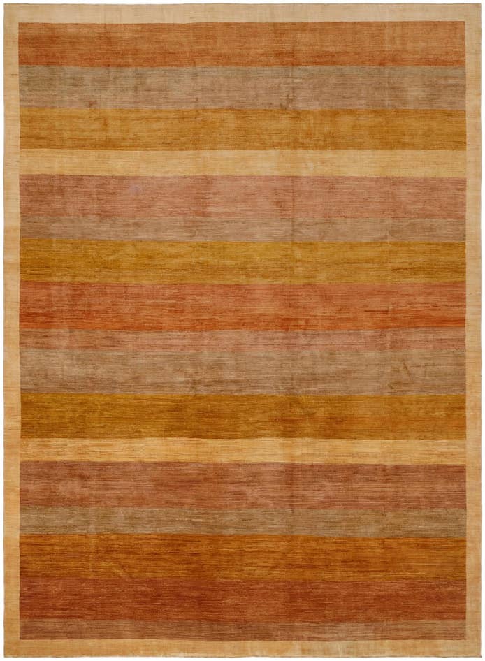 Detail image of 14' x 19' 2 Hand Knotted Modern Ziegler Wool Rug