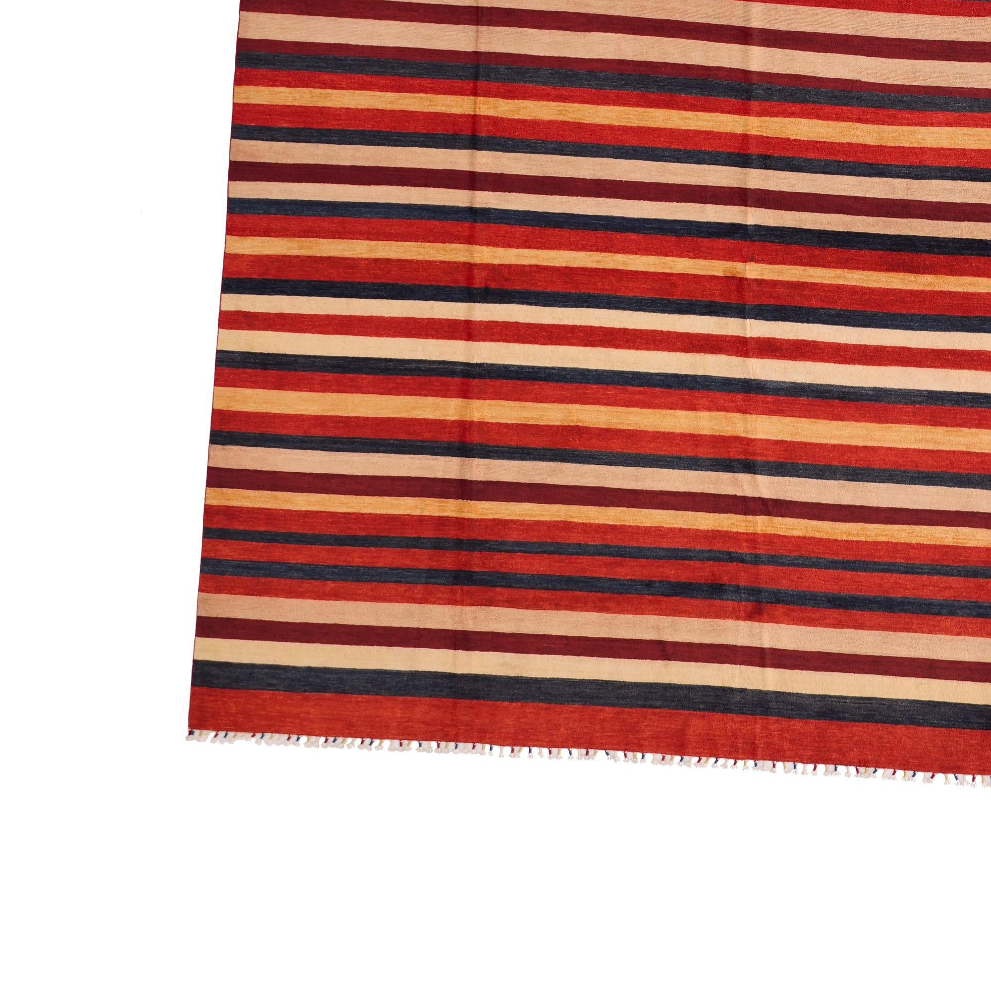 12' 11 x 16' 2 Hand Knotted Modern Ziegler Wool Rug