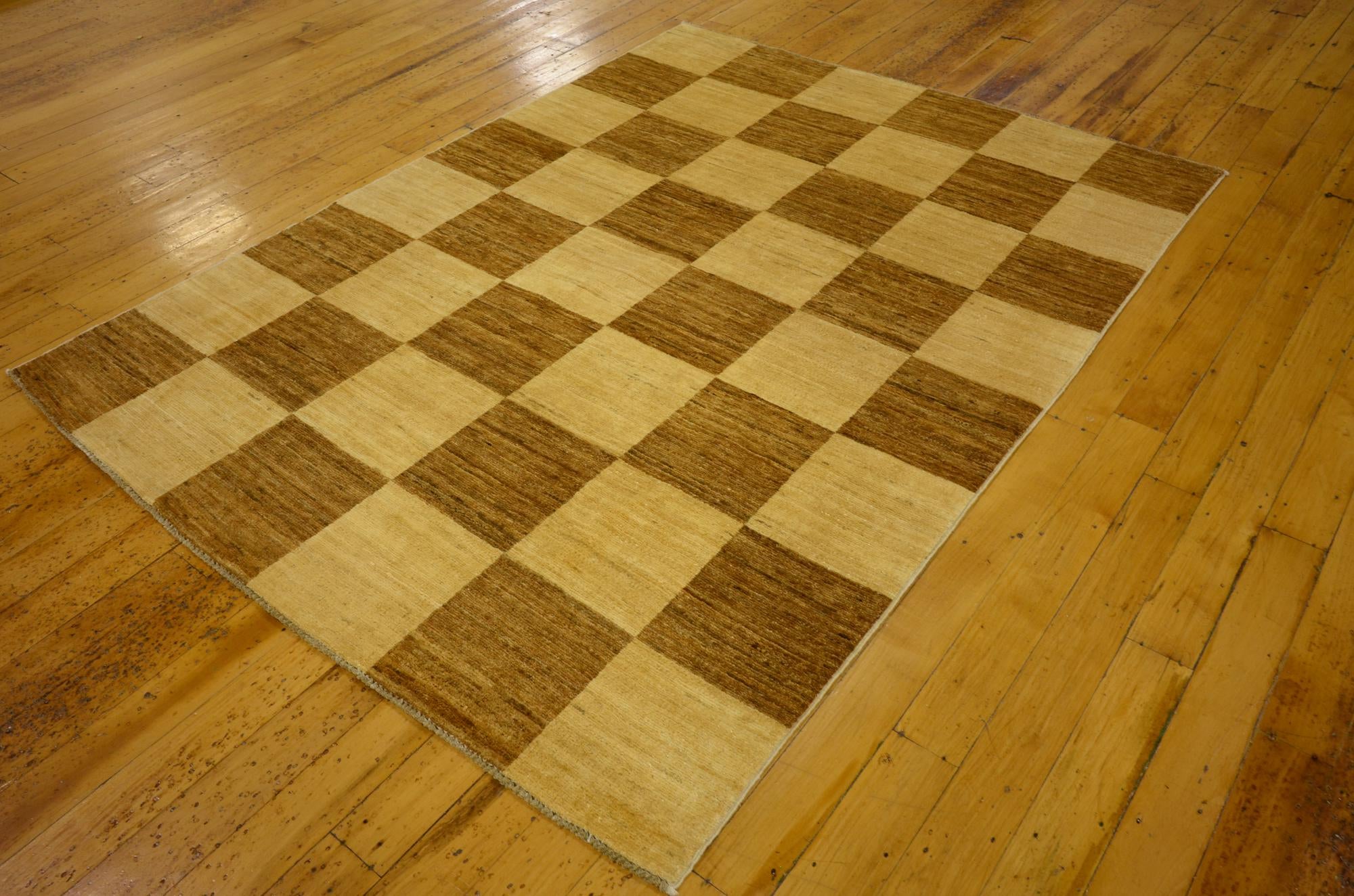 4' 11 x 6' 5 Hand Knotted Modern Ziegler Oriental Rug