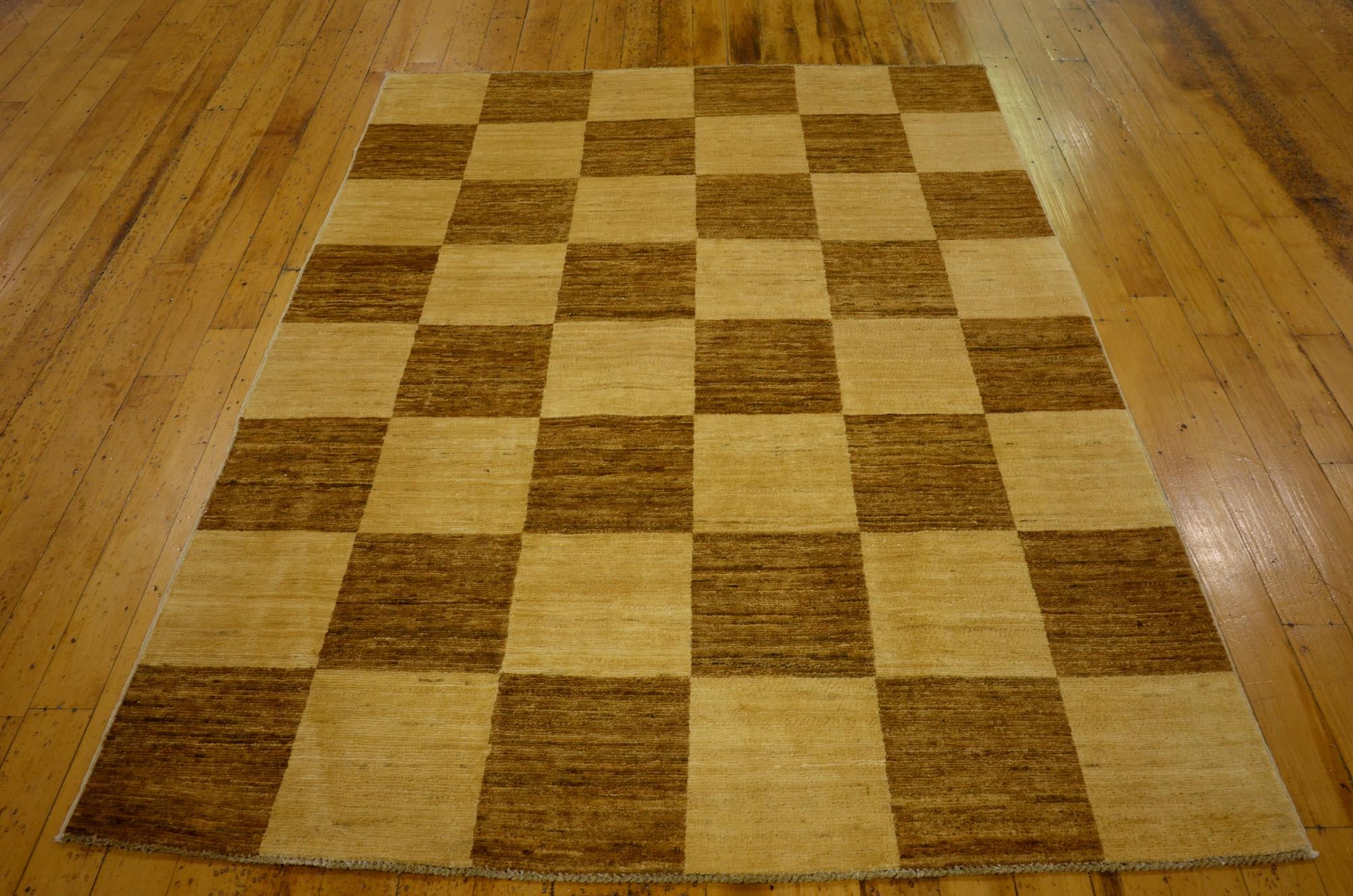4' 11 x 6' 5 Hand Knotted Modern Ziegler Oriental Rug