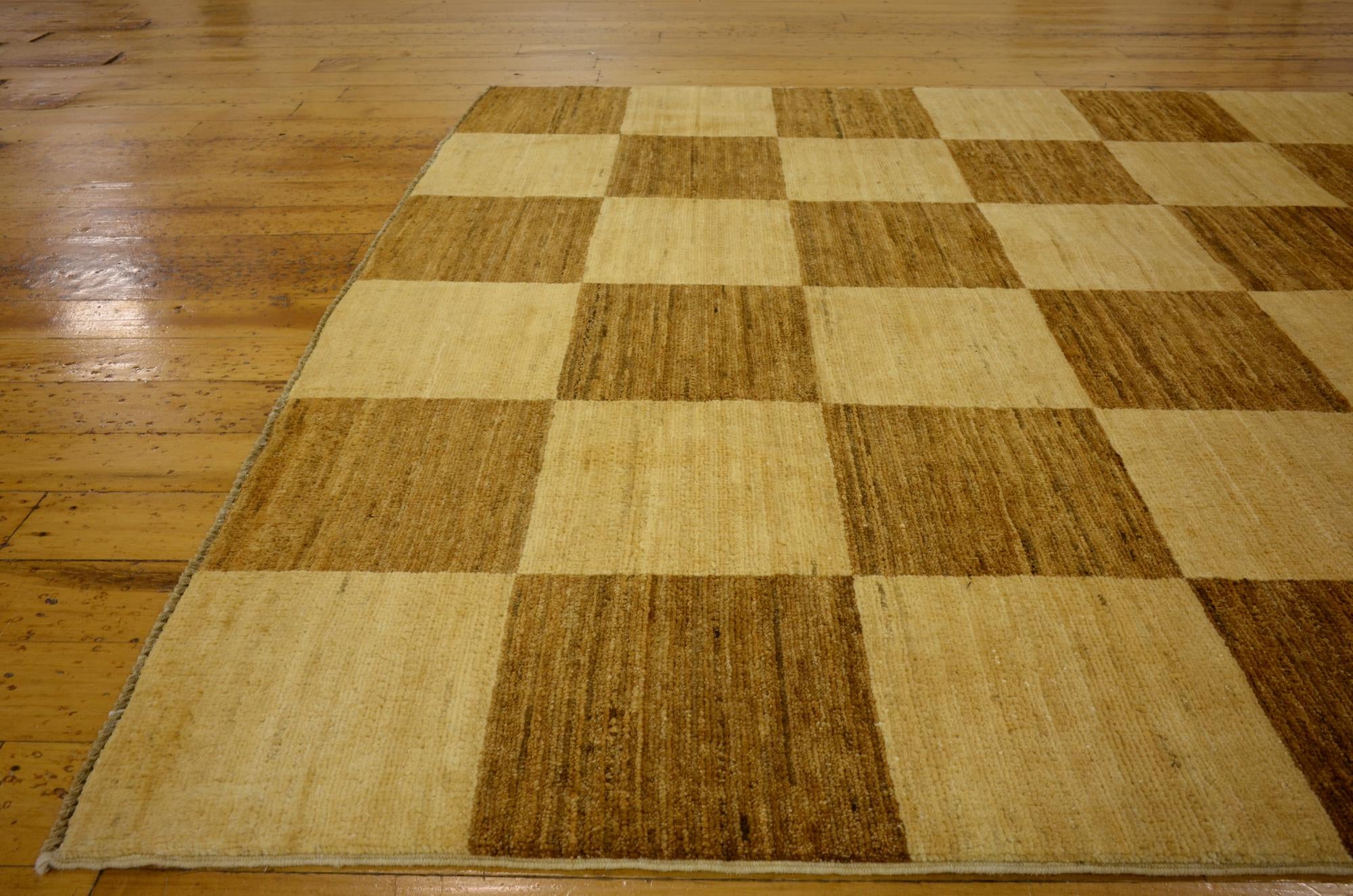 4' 11 x 6' 5 Hand Knotted Modern Ziegler Oriental Rug