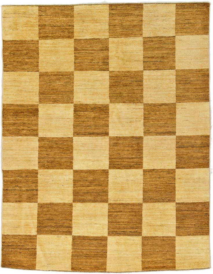 Detail image of 4' 11 x 6' 5 Hand Knotted Modern Ziegler Oriental Rug