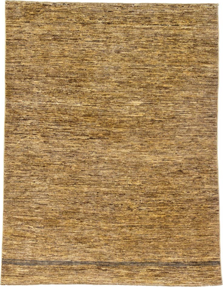 Detail image of 4' 9 x 6' 7 Hand Knotted Modern Ziegler Oriental Rug