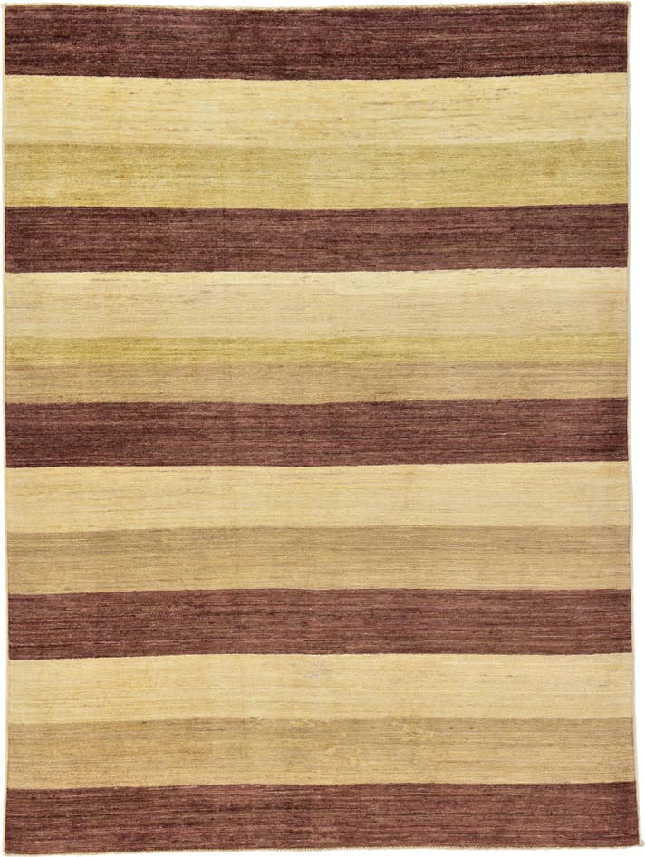 Detail image of 4' 9 x 6' 3 Hand Knotted Modern Ziegler Oriental Rug