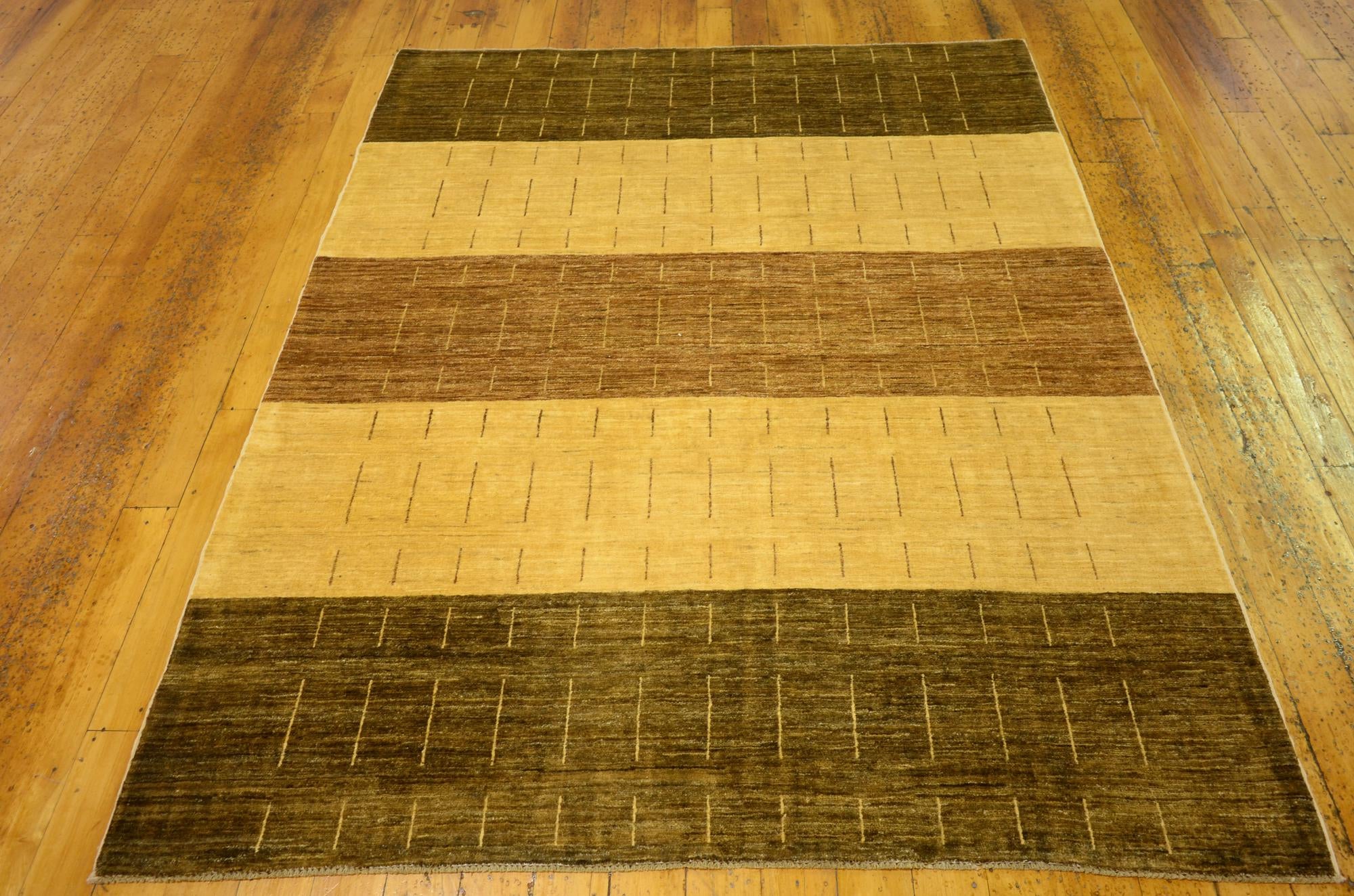 4' 11 x 6' 5 Hand Knotted Modern Ziegler Oriental Rug