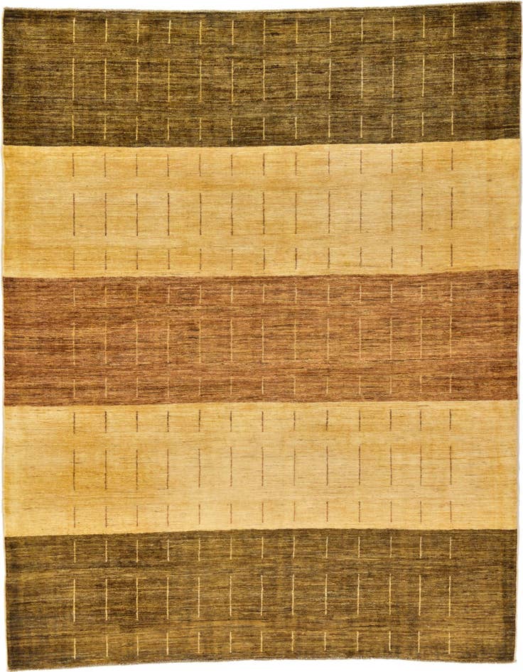 Detail image of 4' 11 x 6' 5 Hand Knotted Modern Ziegler Oriental Rug