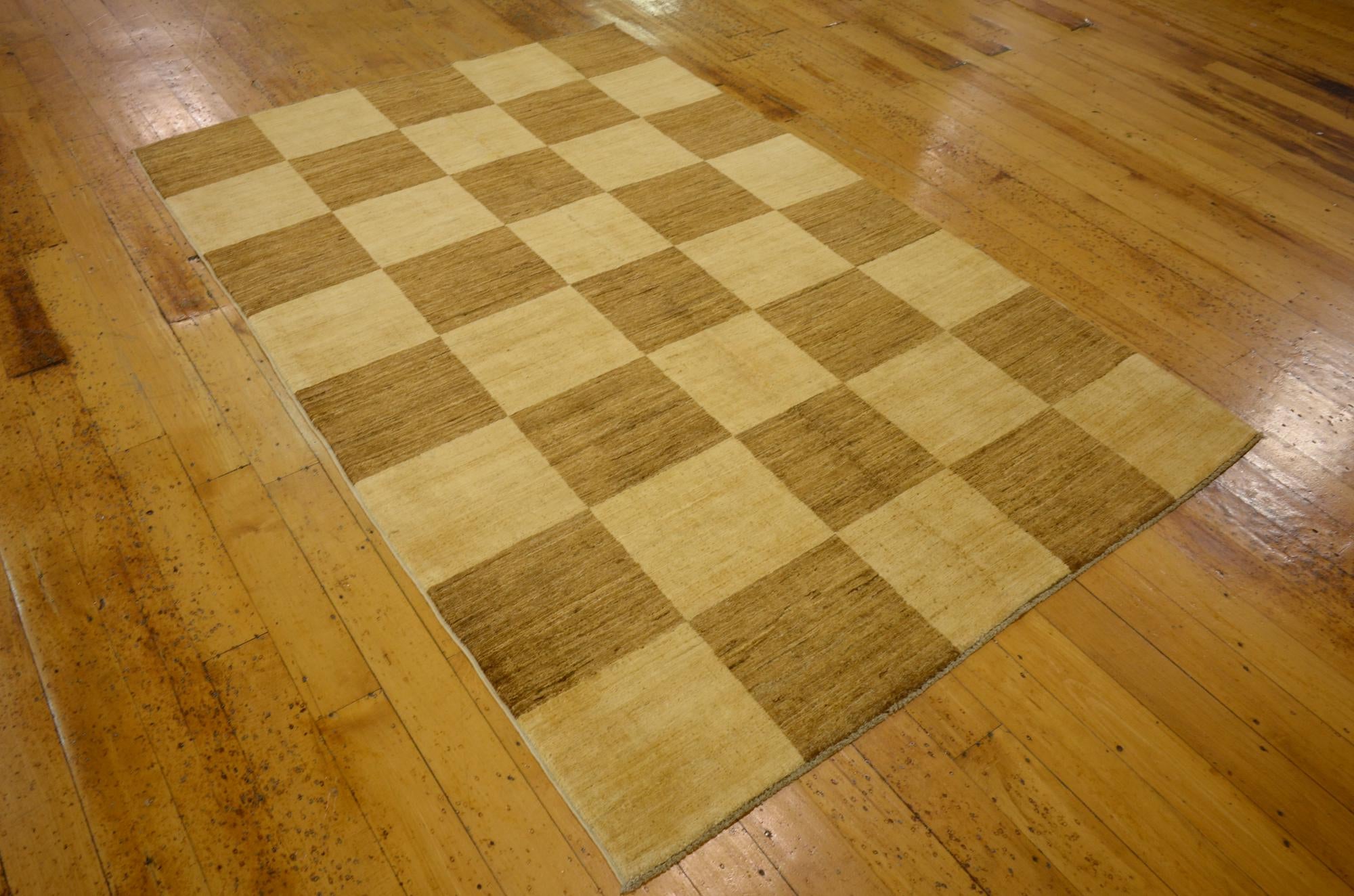 4' 3 x 6' 6 Hand Knotted Modern Ziegler Oriental Rug