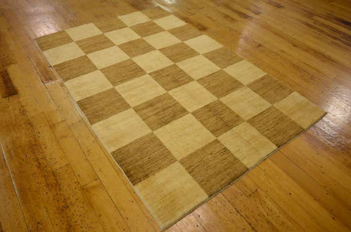 4' 3 x 6' 6 Hand Knotted Modern Ziegler Oriental Rug