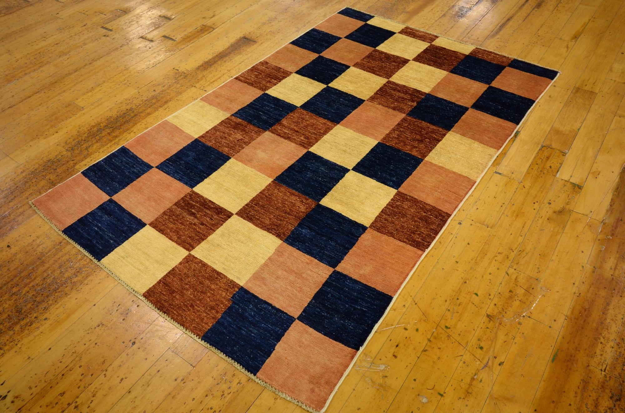 3' 11 x 5' 9 Hand Knotted Modern Ziegler Oriental Rug