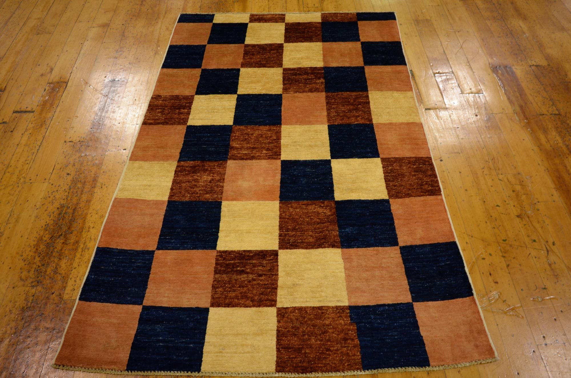 3' 11 x 5' 9 Hand Knotted Modern Ziegler Oriental Rug
