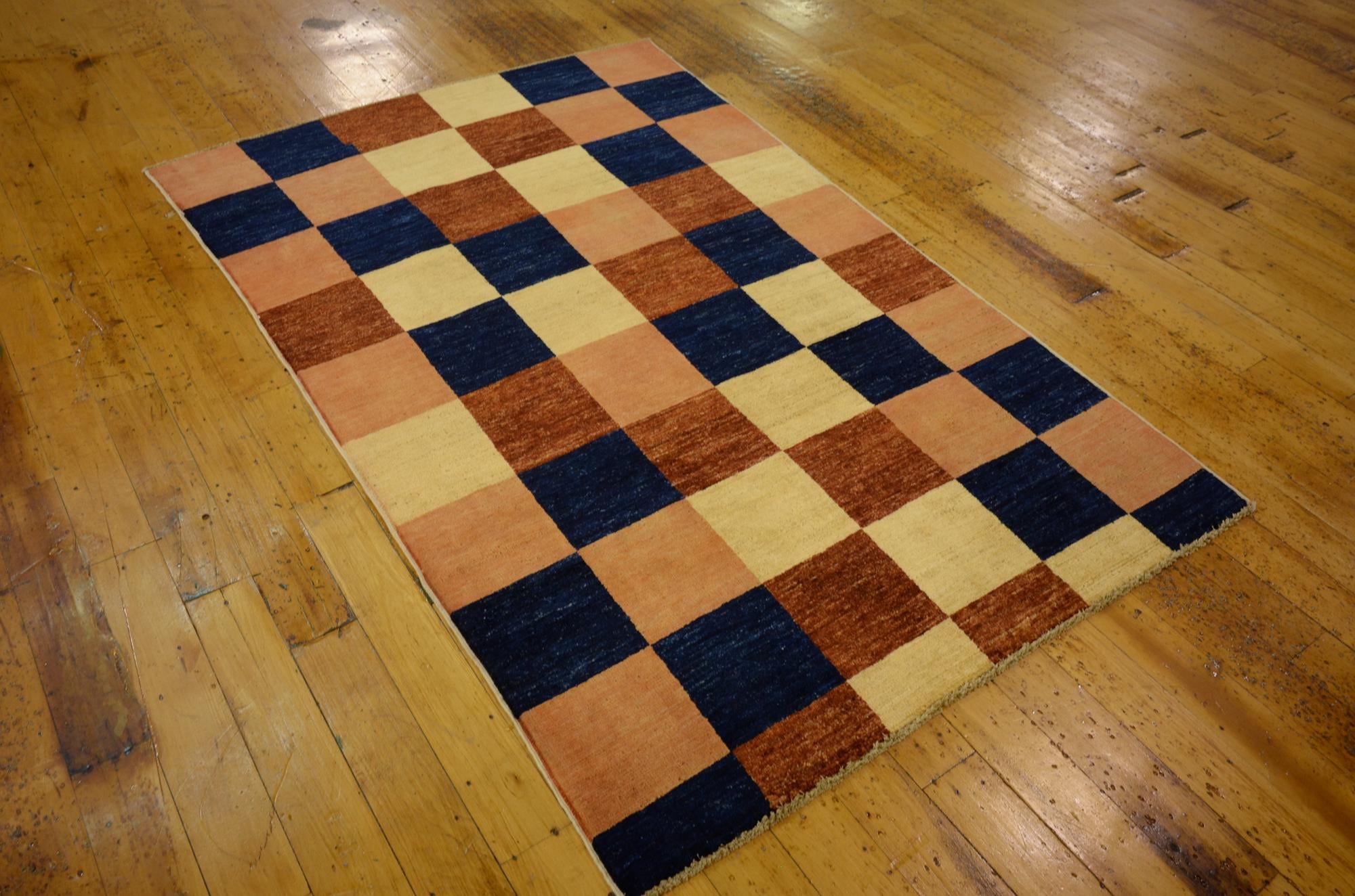 3' 11 x 5' 9 Hand Knotted Modern Ziegler Oriental Rug