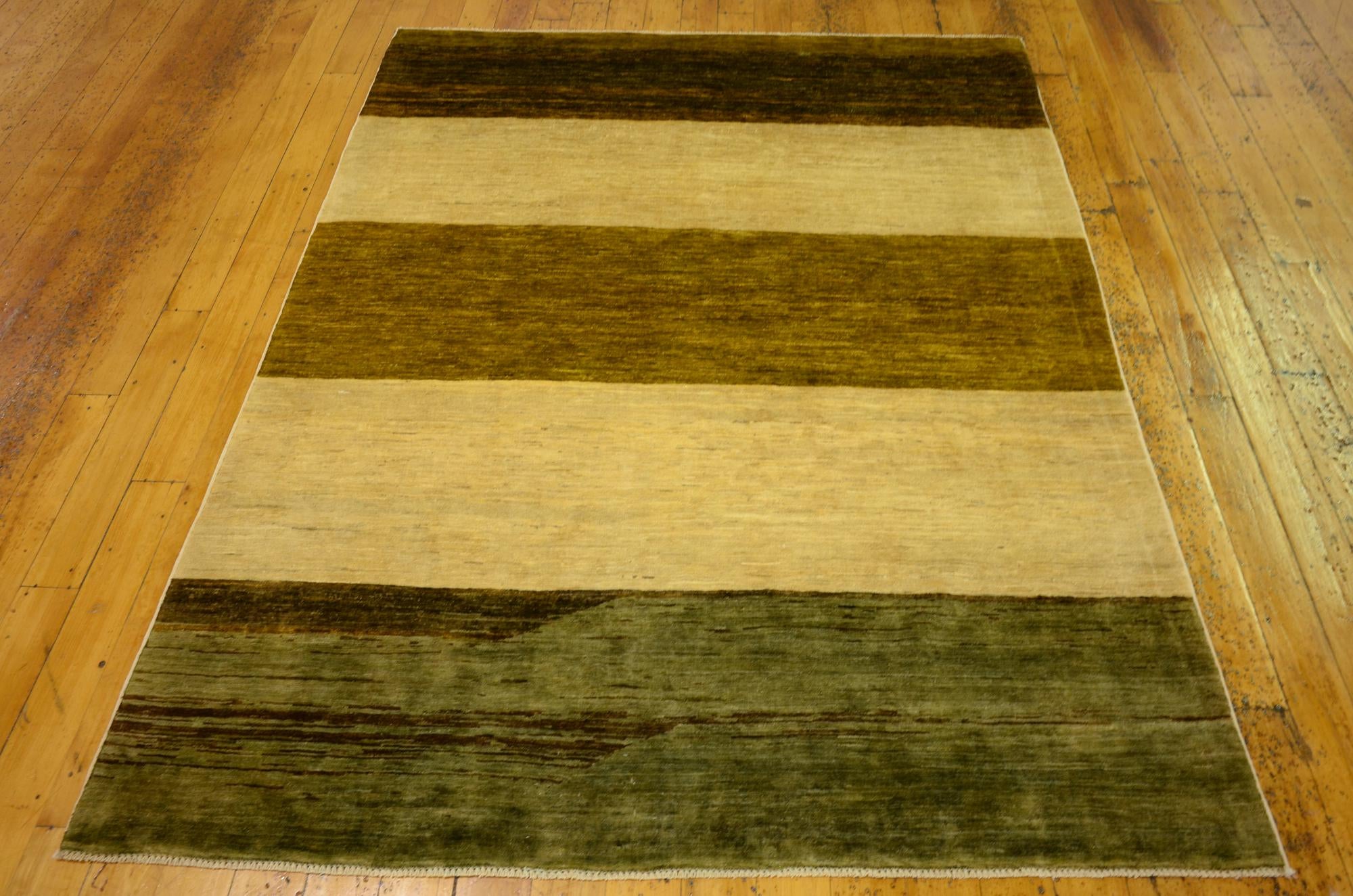 4' 11 x 6' 5 Hand Knotted Modern Ziegler Oriental Rug