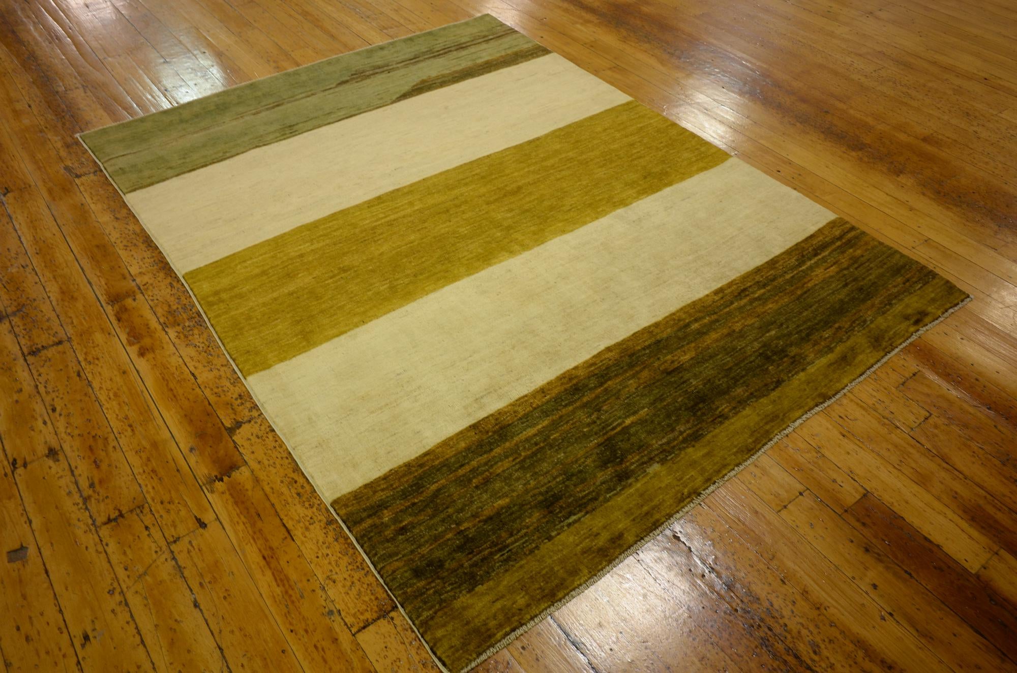 4' 11 x 6' 5 Hand Knotted Modern Ziegler Oriental Rug