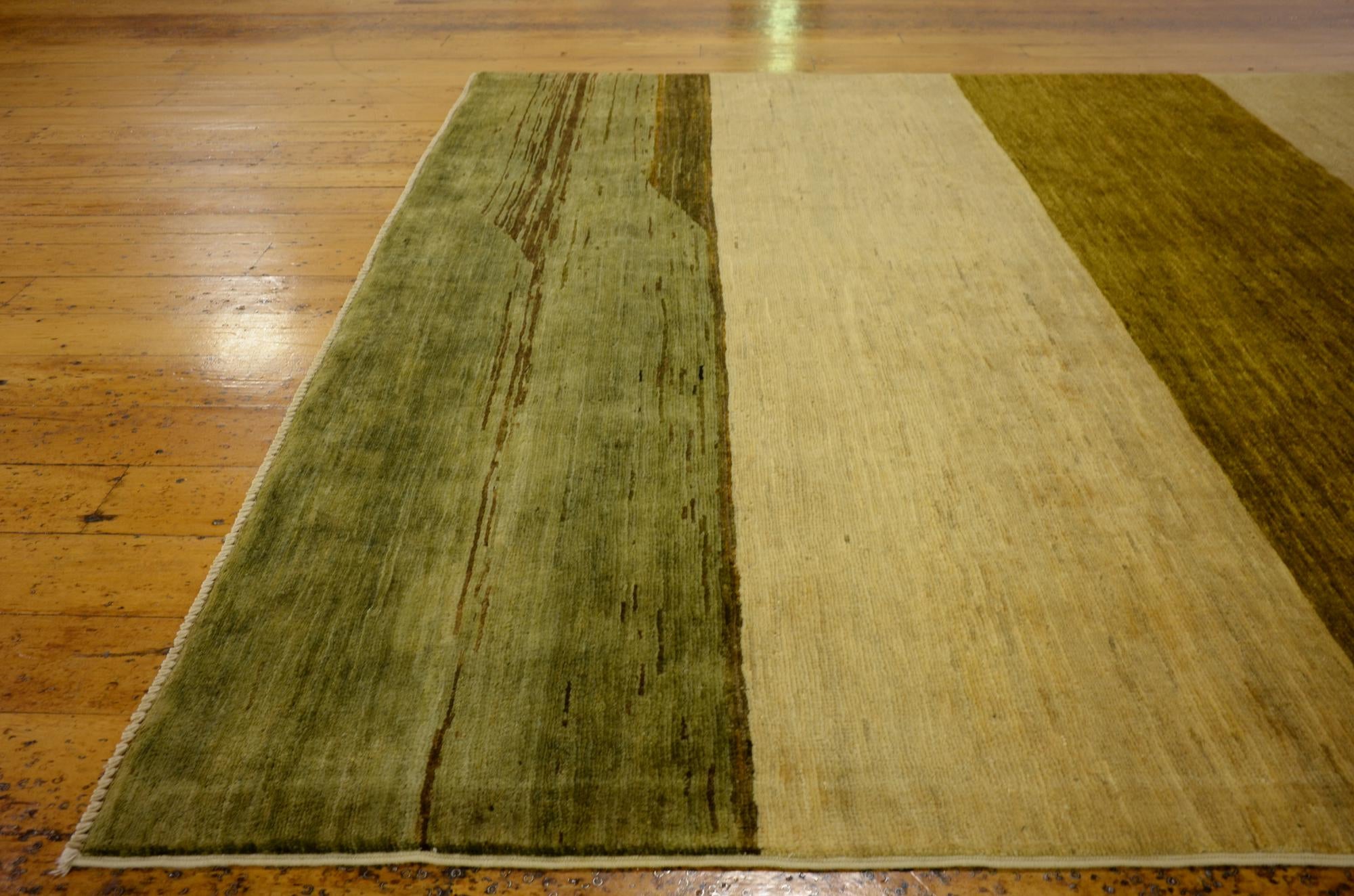 4' 11 x 6' 5 Hand Knotted Modern Ziegler Oriental Rug