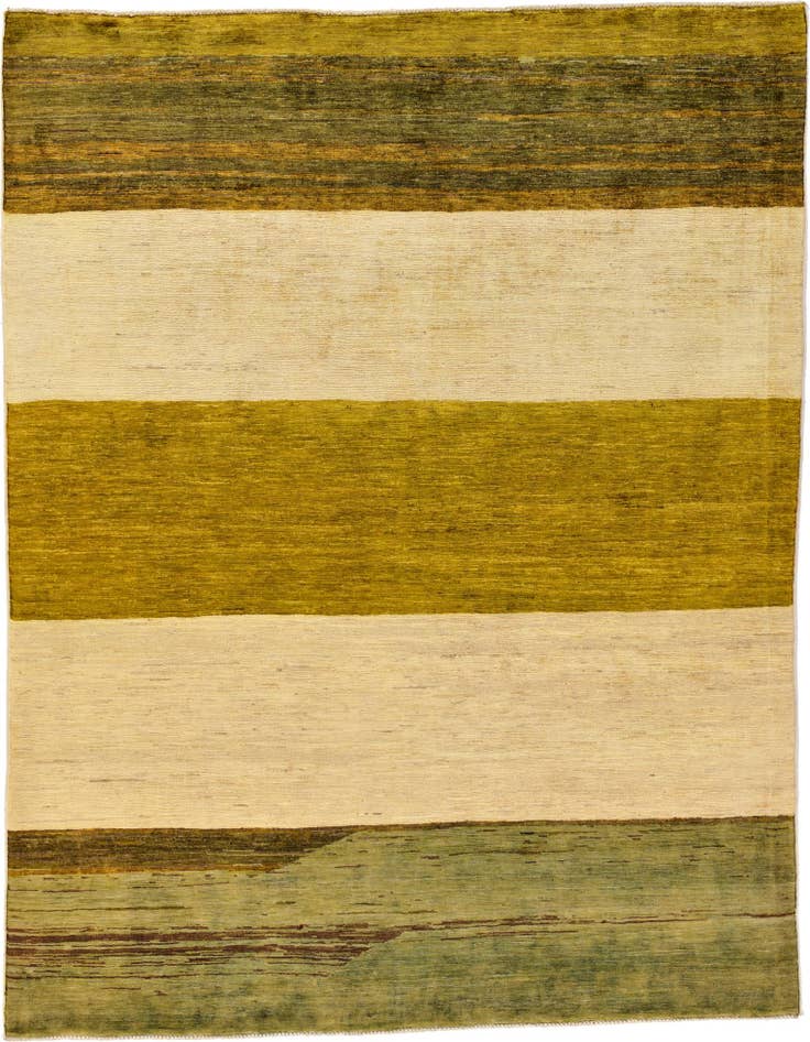 Detail image of 4' 11 x 6' 5 Hand Knotted Modern Ziegler Oriental Rug