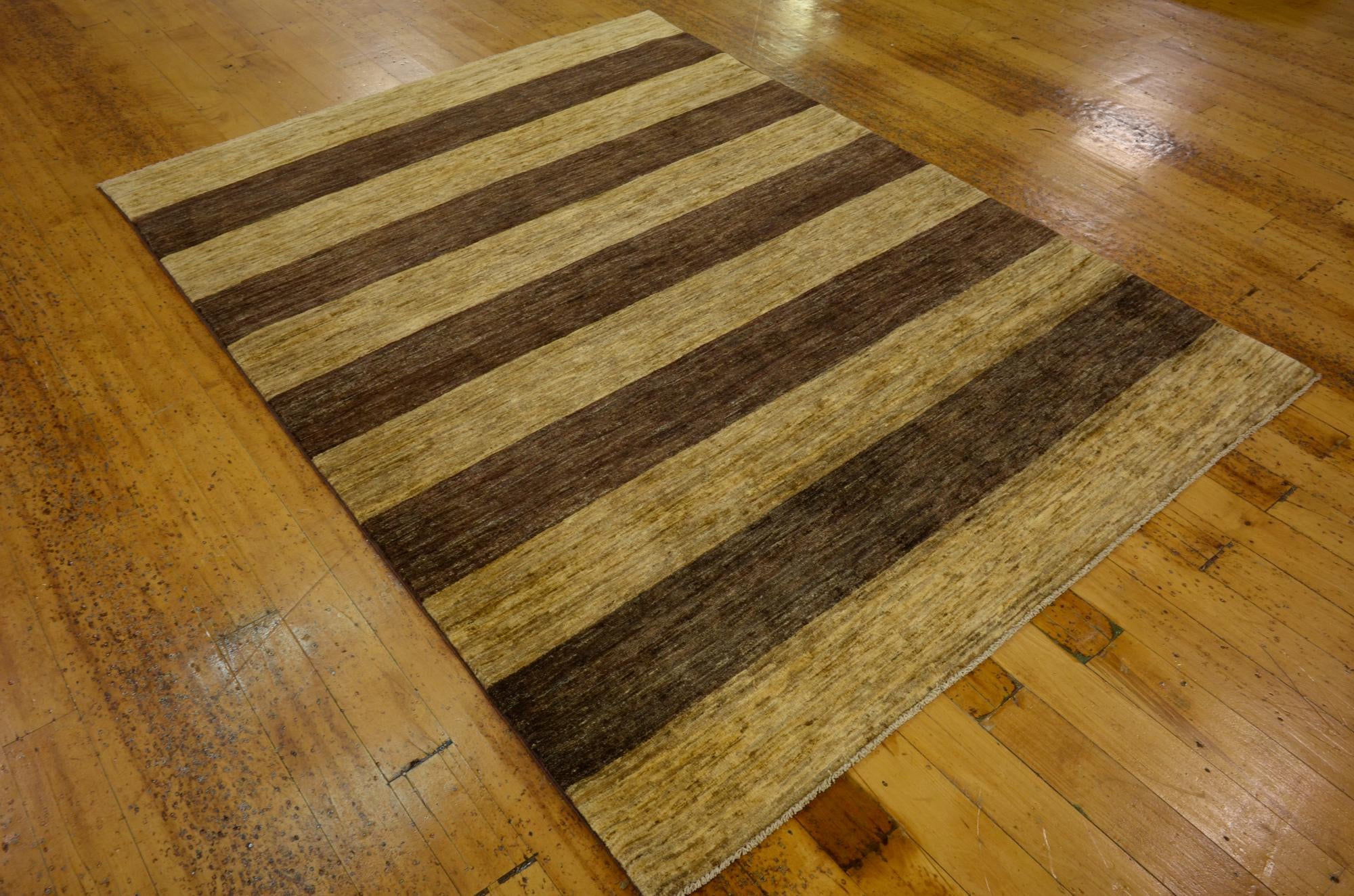 4' 9 x 6' 4 Hand Knotted Modern Ziegler Oriental Rug