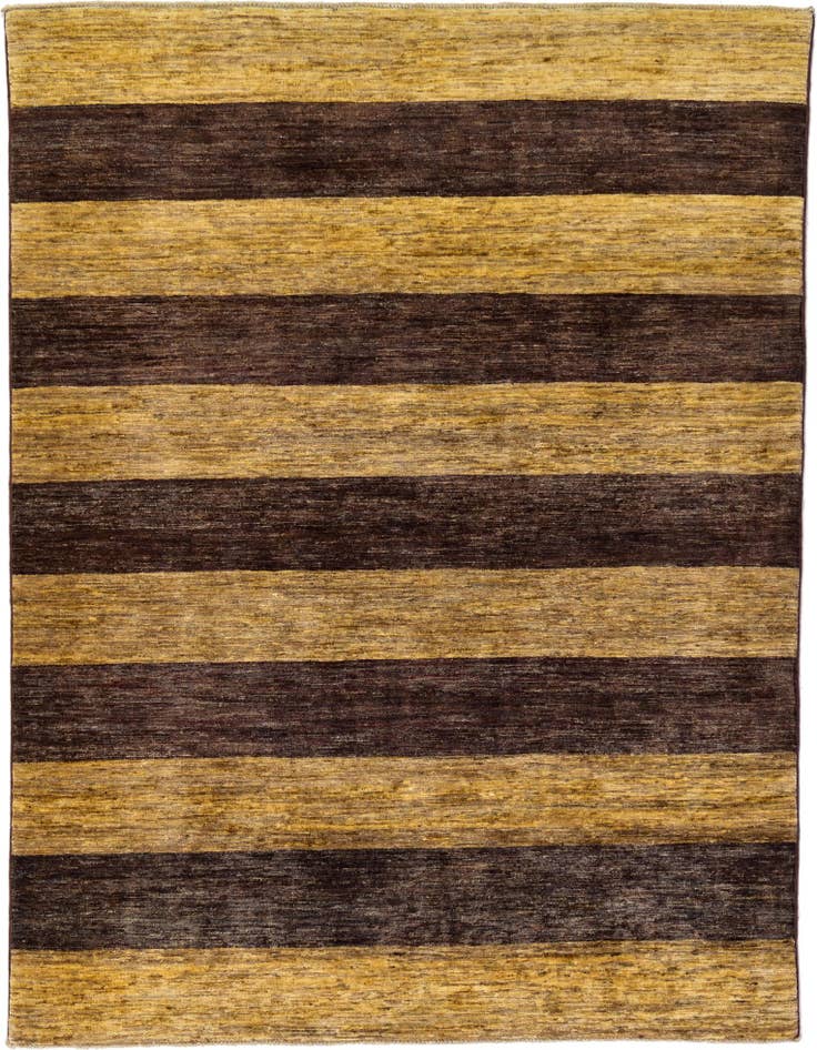 Detail image of 4' 9 x 6' 4 Hand Knotted Modern Ziegler Oriental Rug