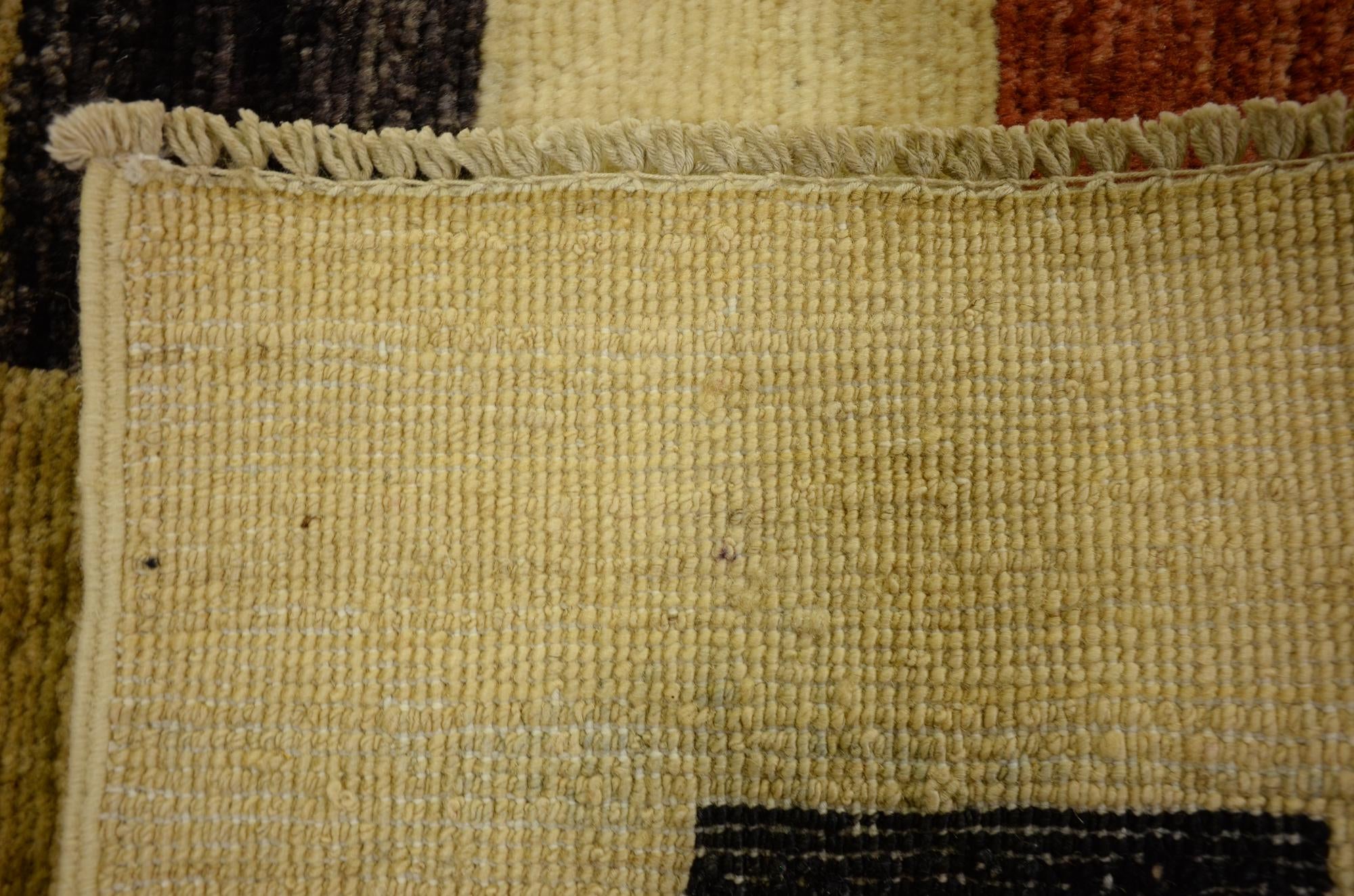 3' 11 x 5' 7 Hand Knotted Modern Ziegler Oriental Rug
