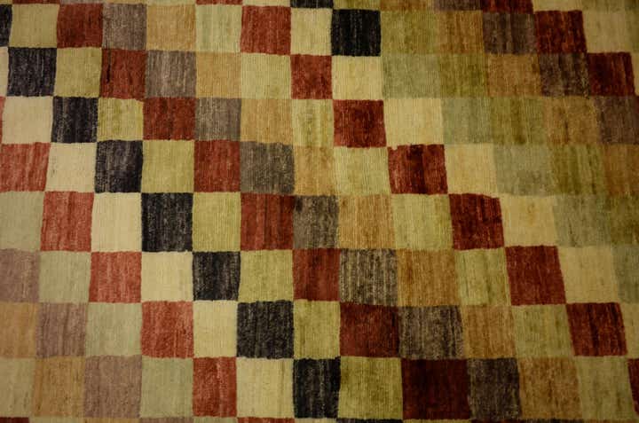 3' 11 x 5' 7 Hand Knotted Modern Ziegler Oriental Rug