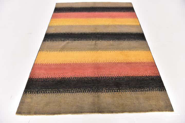 5' 3 x 7' 10 Hand Knotted Modern Ziegler Oriental Rug