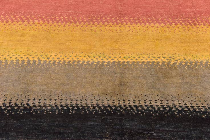 Detail image of 5' 3 x 7' 10 Hand Knotted Modern Ziegler Oriental Rug