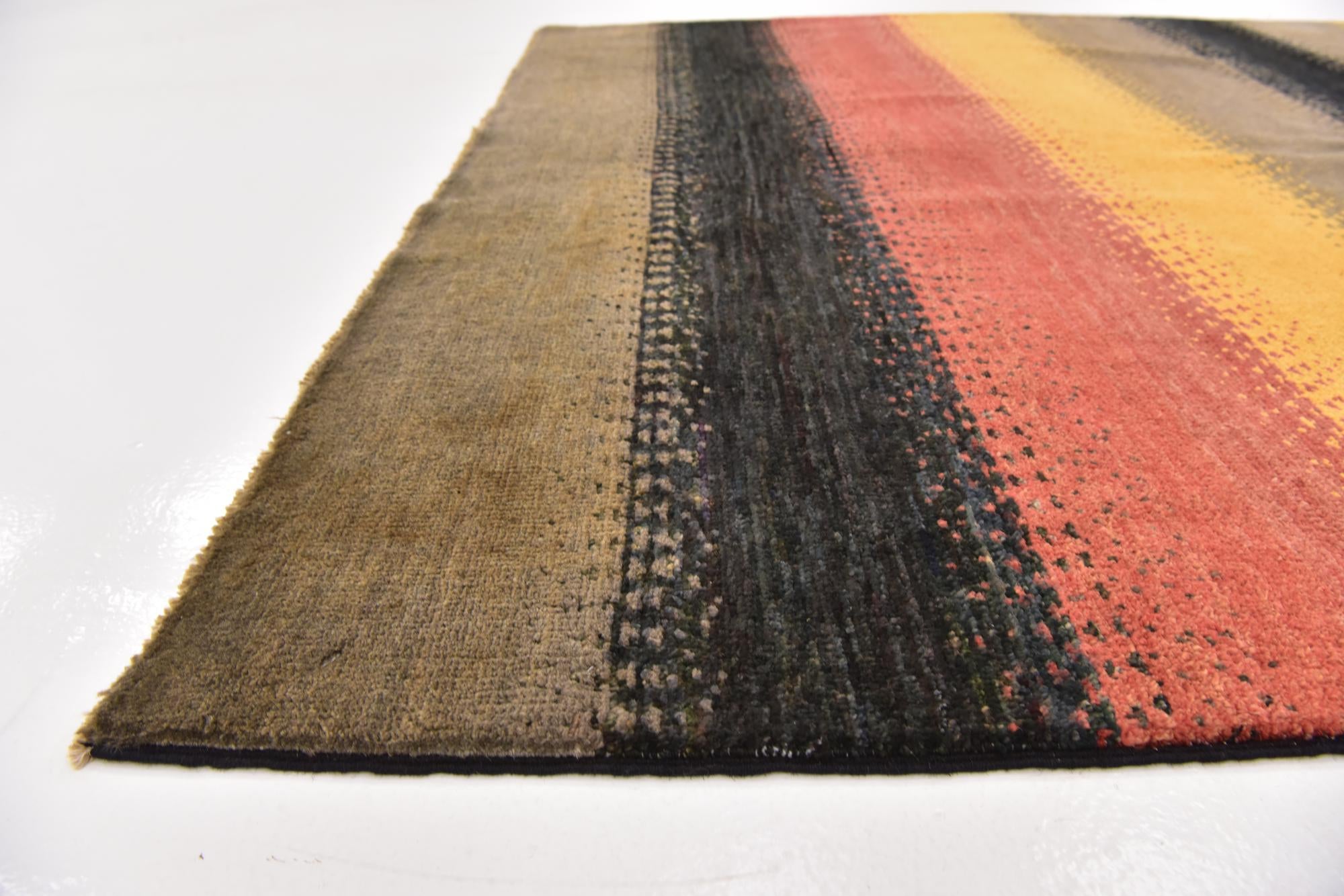 5' 3 x 7' 10 Hand Knotted Modern Ziegler Oriental Rug