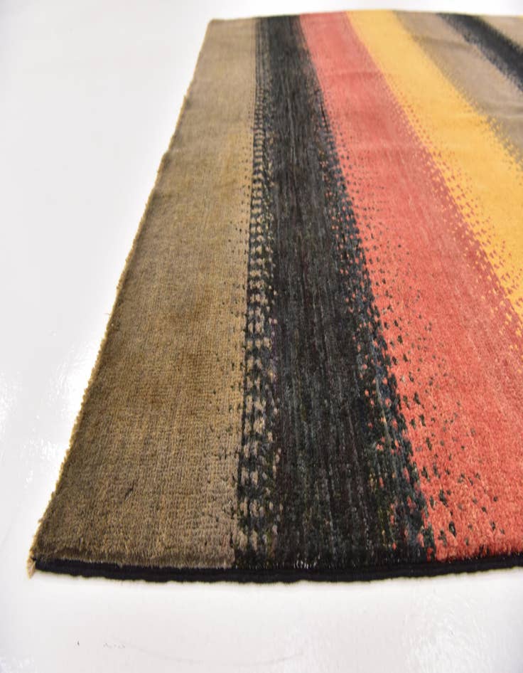 Detail image of 5' 3 x 7' 10 Hand Knotted Modern Ziegler Oriental Rug