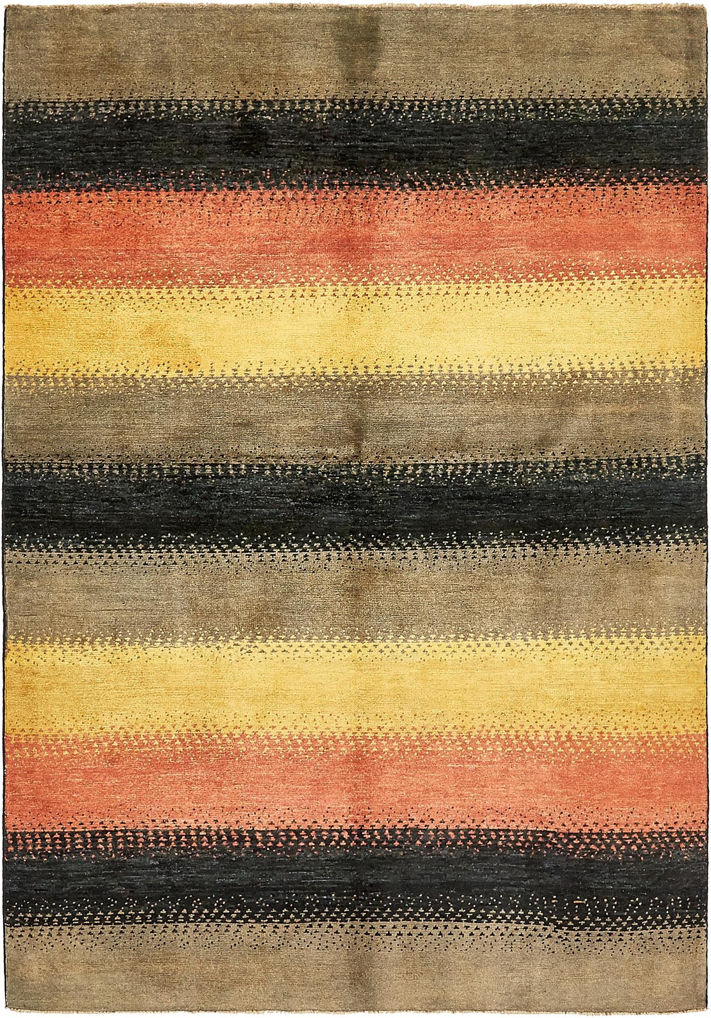 5' 3 x 7' 10 Hand Knotted Modern Ziegler Oriental Rug