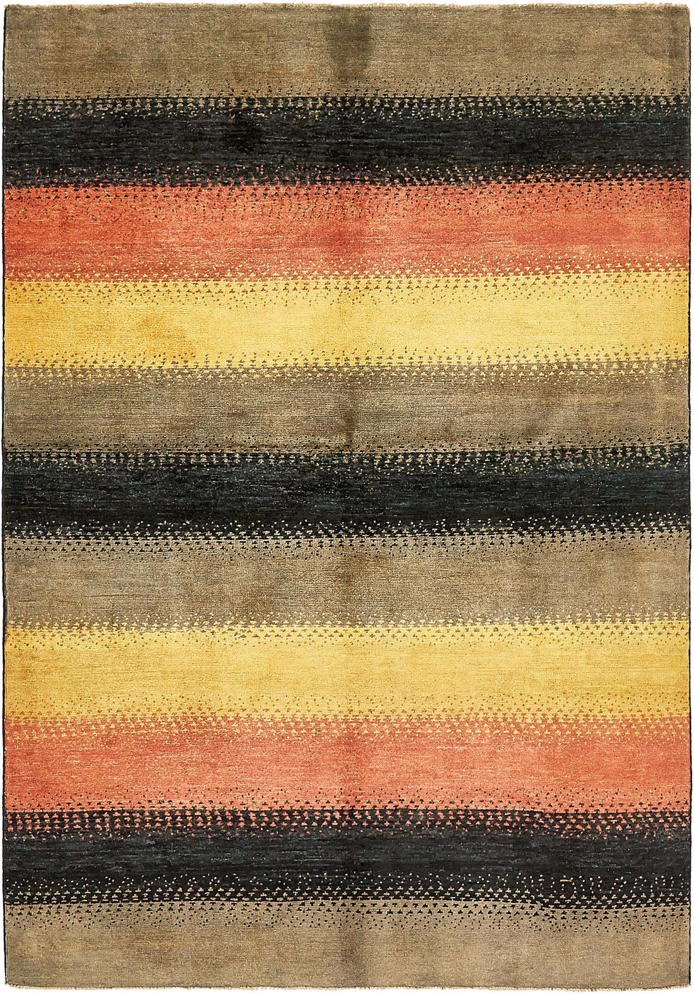 5' 3 x 7' 10 Hand Knotted Modern Ziegler Oriental Rug