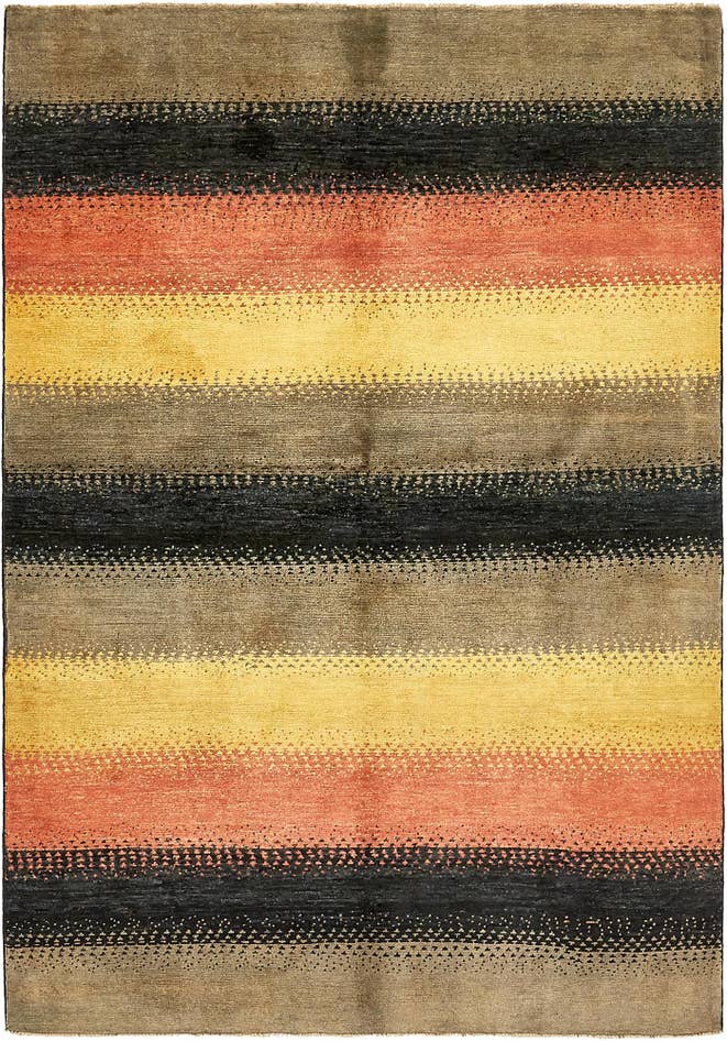 Detail image of 5' 3 x 7' 10 Hand Knotted Modern Ziegler Oriental Rug