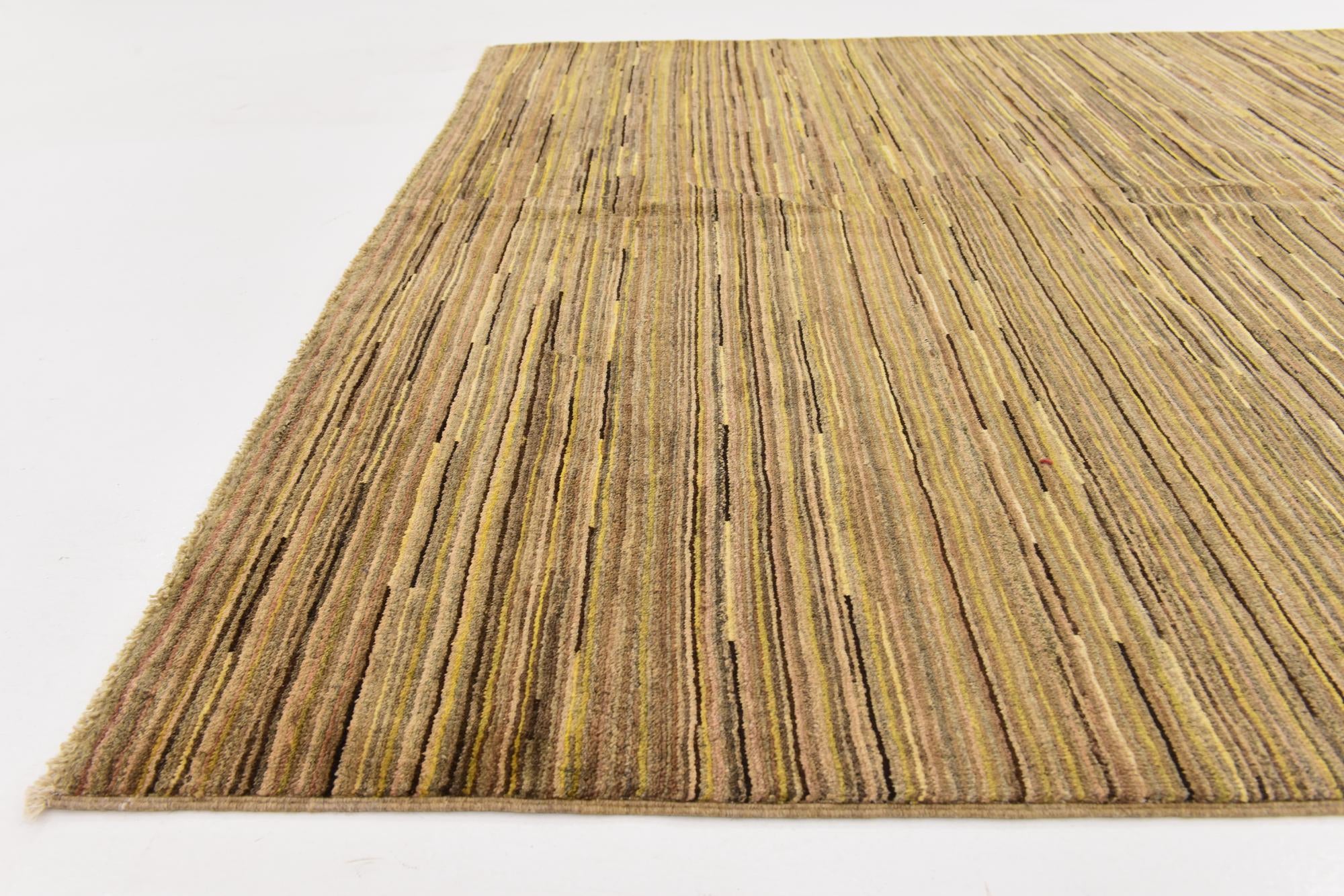 5' 9 x 8' 5 Hand Knotted Modern Ziegler Rug