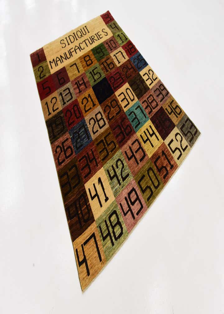 4' 10 x 6' 7 Hand Knotted Modern Ziegler Rug