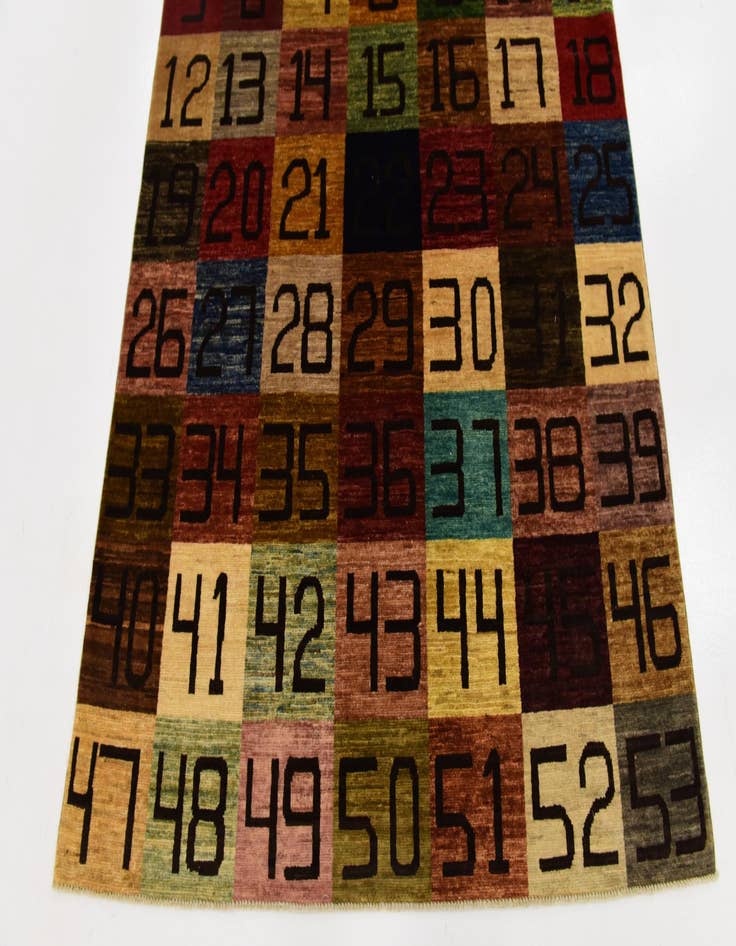 Detail image of 4' 10 x 6' 7 Hand Knotted Modern Ziegler Rug