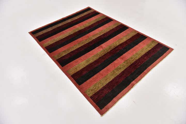 4' 9 x 6' 6 Hand Knotted Modern Ziegler Oriental Rug