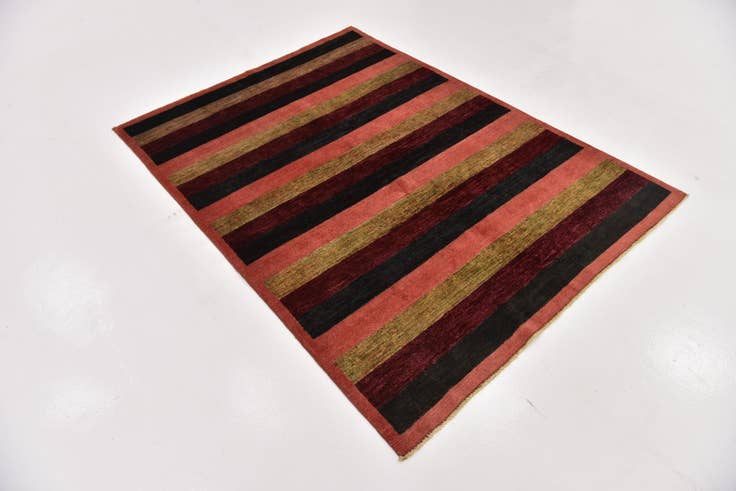 Detail image of 4' 9 x 6' 6 Hand Knotted Modern Ziegler Oriental Rug