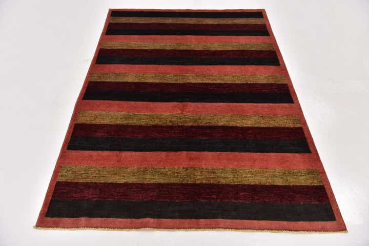 4' 9 x 6' 6 Hand Knotted Modern Ziegler Oriental Rug