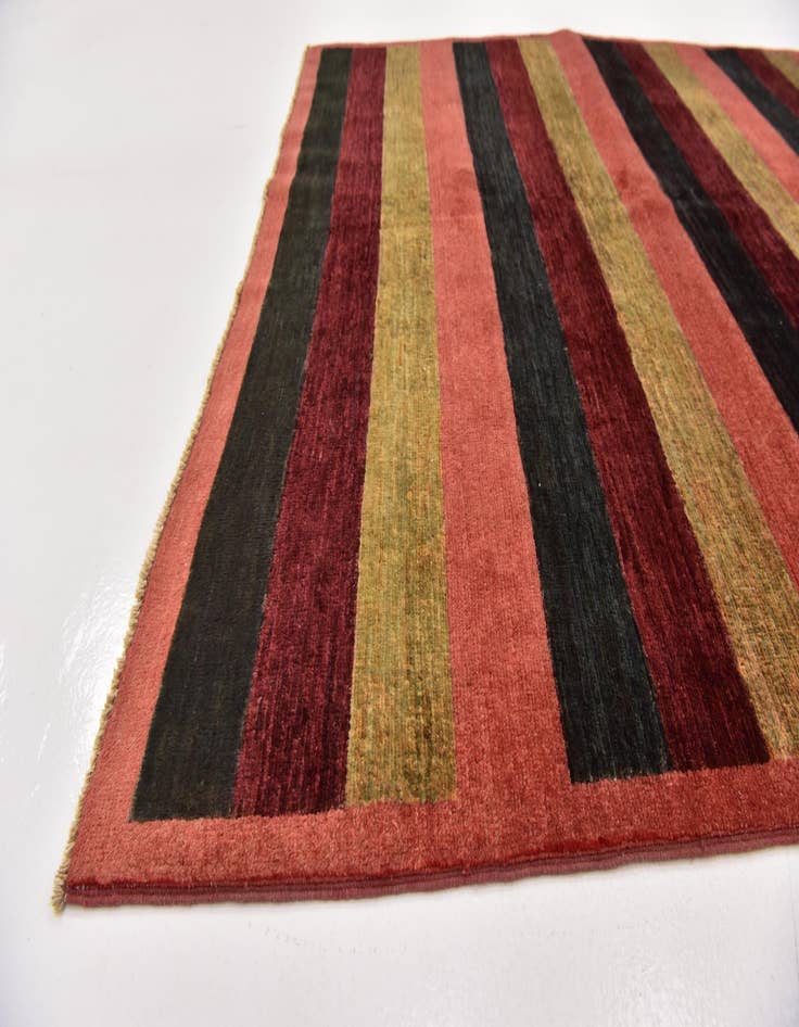 Detail image of 4' 9 x 6' 6  Hand Knotted Modern Ziegler Oriental Rug