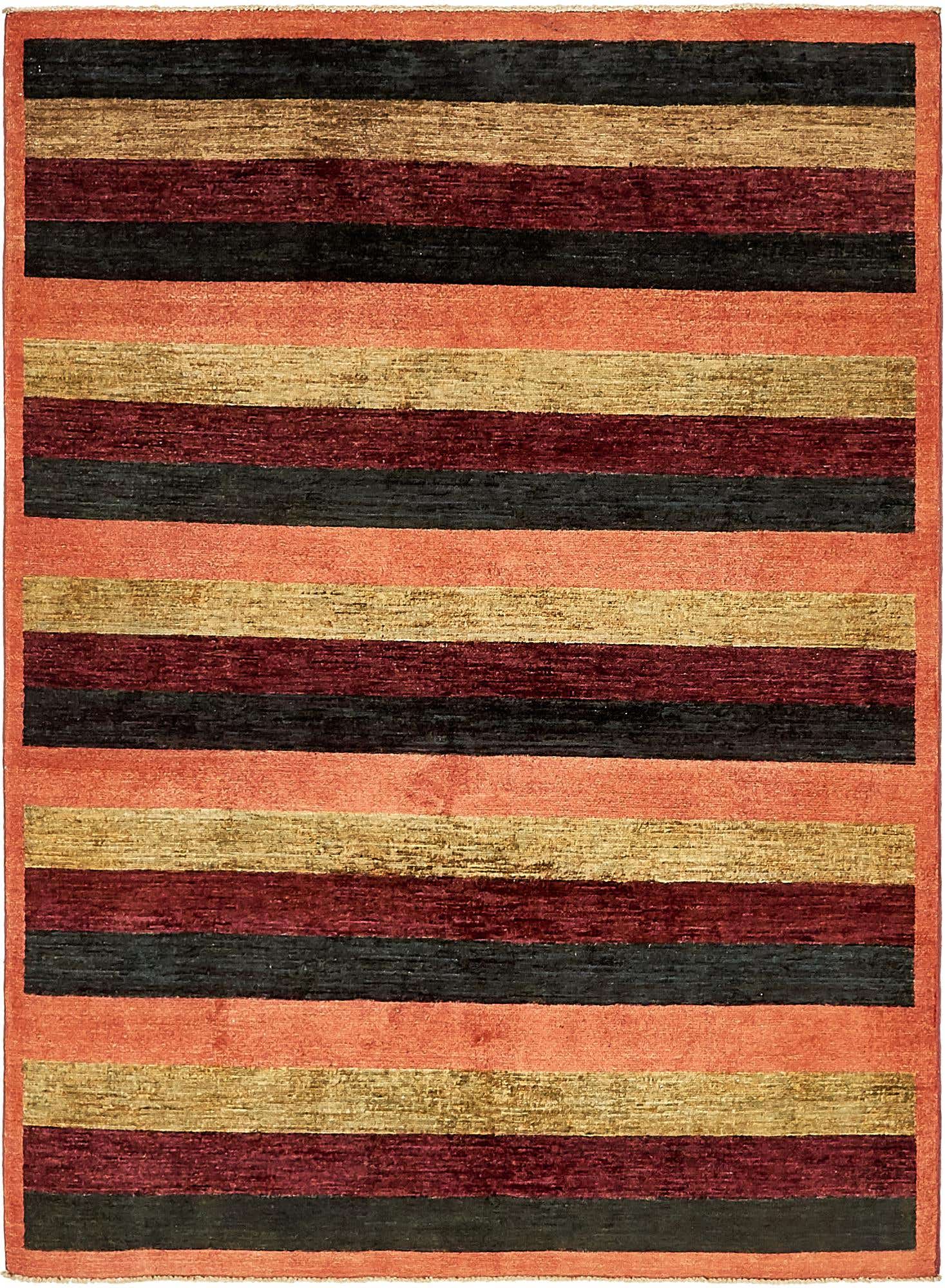 4' 9 x 6' 6 Hand Knotted Modern Ziegler Oriental Rug
