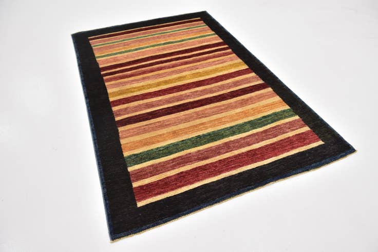 Detail image of 4' x 6' Hand Knotted Modern Ziegler Rug