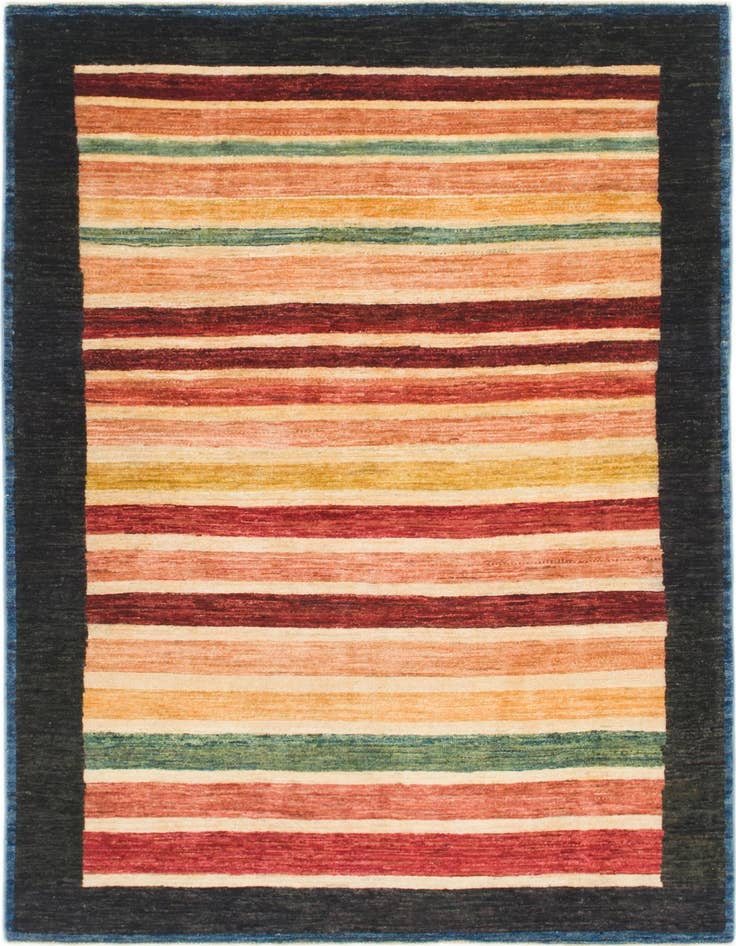 Detail image of 4' x 6' Hand Knotted Modern Ziegler Rug