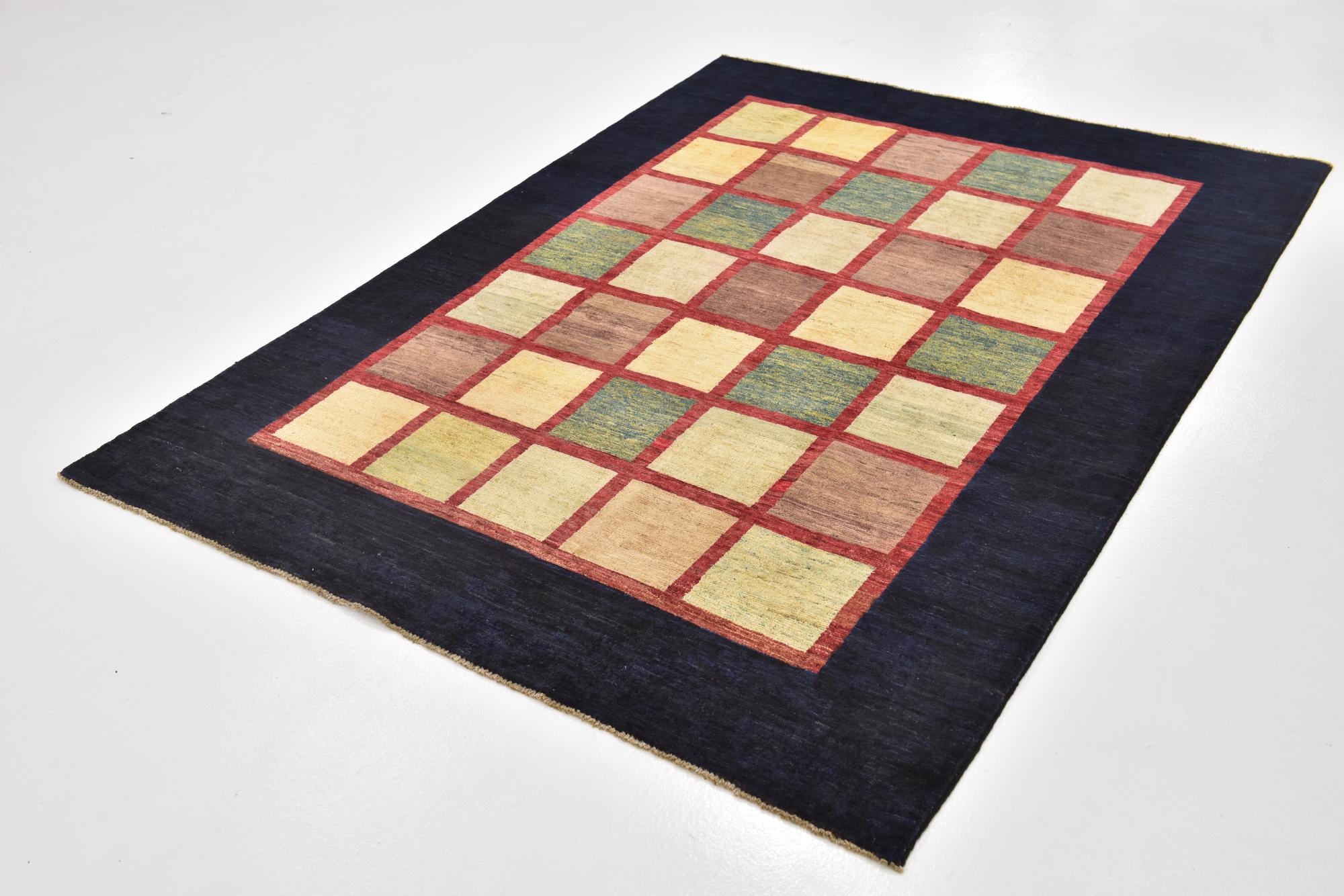 5' x 6' 10 Hand Knotted Modern Ziegler Rug