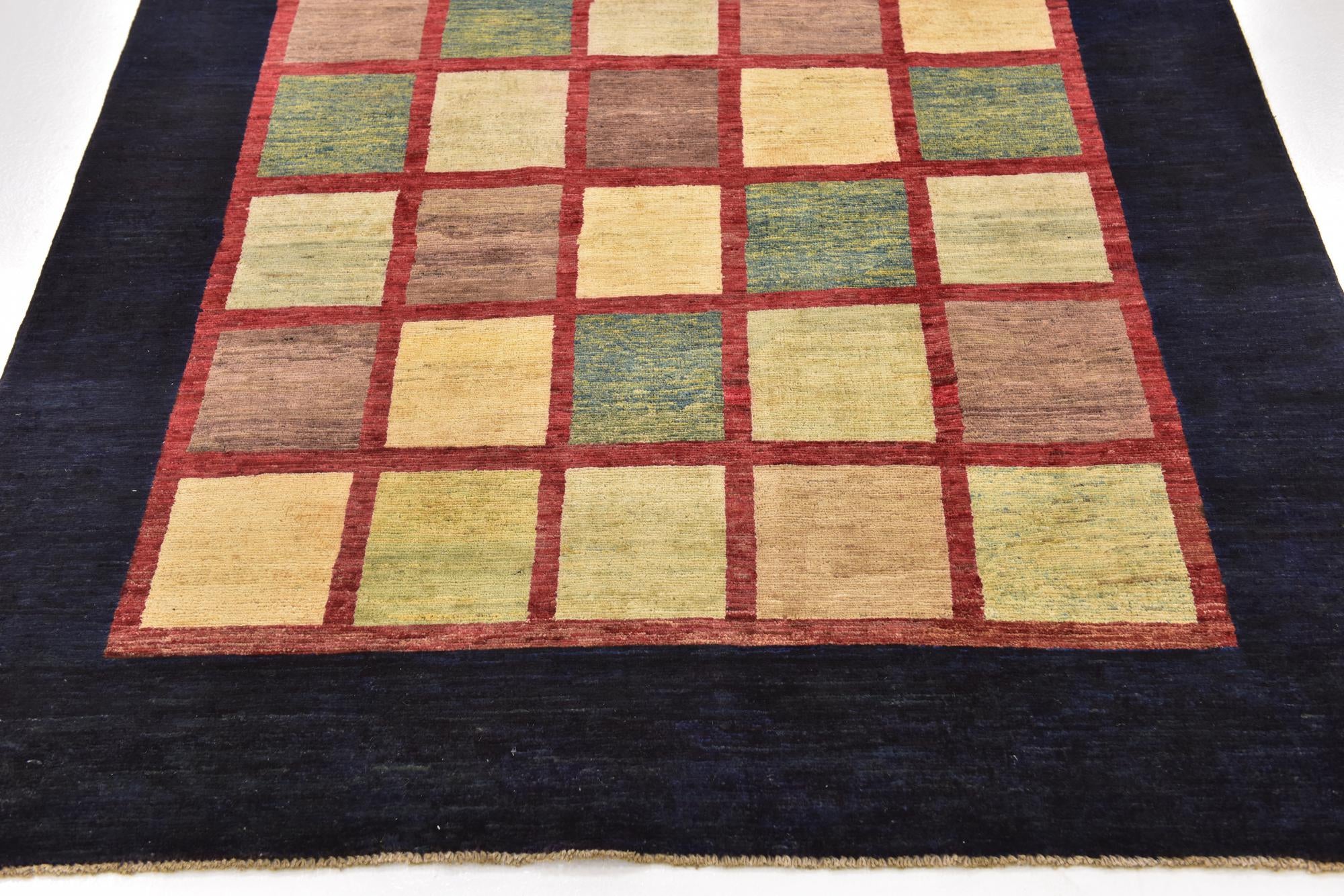 5' x 6' 10 Hand Knotted Modern Ziegler Rug